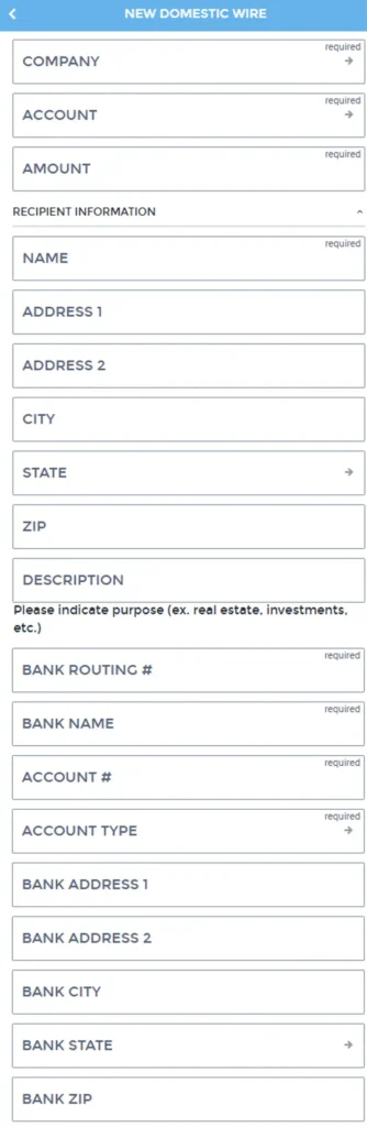 required fields full